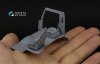 Quinta Studio QD35053 KAMAZ 65115 Dump truck 3D-Printed & coloured Interior on decal paper ( Zvezda ) 1/35